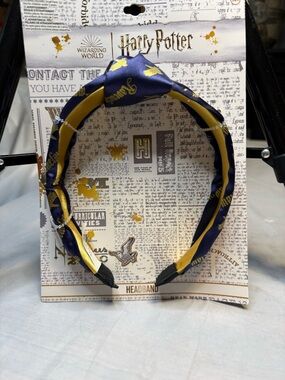 Harry Potter Blue and Gold Knotted Headband